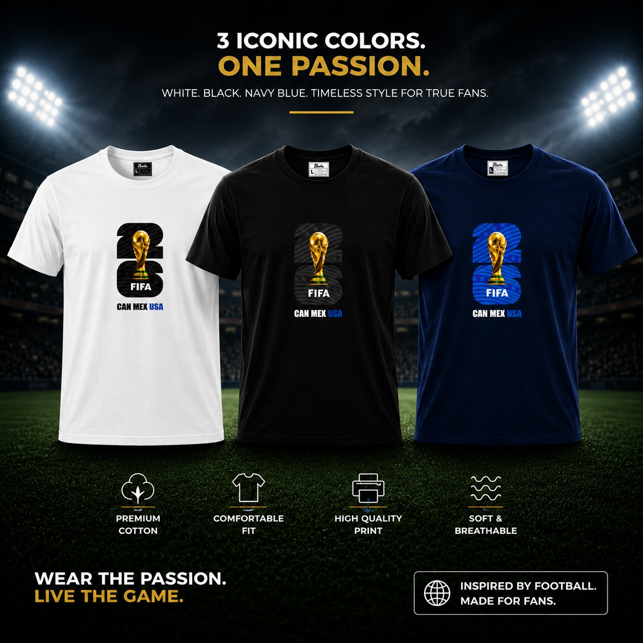 Quality Cotton Fabrics T-Shirt